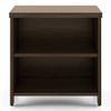 Misosa Engineered Wood Bedside Table in Californian Walnut Finish