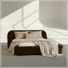 Casa Haven Relax Queen Size Bed in velvet With Engineered Hardwood Frame & Hydraulic Storage