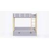 Pine Tree Bunk Bed with Drawer Storage