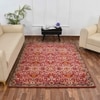 Multicolor Traditional Machine Made Polyester 3 X 5 Feet Carpet