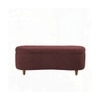 Leroj Boucle 2 Seater Ottoman Bench with Storage  in Pink  Color