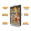 The Castle Decor Lord Shiva Parivar Wall Painting Framed Artwork 20x30 Inch Style 4