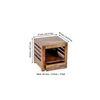 Russell Side Table - Teak Finish