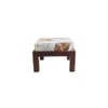 Ronstar solid wood  ottoman in  provincial teak finish