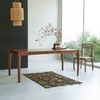Aldrich Solid Wood 4 Seater Dining Table in Provincial Teak Finish