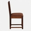 Aura 4 Seater Dining Set with Cushioned Chairs in Brown Colour