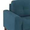 Verona Luxe 3 Seater Fabric Sofa in Colonial Blue Colour