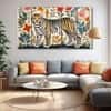 The Castle Decor Pichwai Art Wall Painting Wooden Framed 27x48 Inch (Style 3)