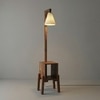 Gerard Beige Jute Floor Lamp with Beige Jute Base