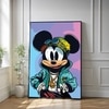 The Castle Decor Luxury Cartoon Street Style Wall Art Framed Painting 20x30 Inch