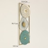 W-Lexy Abstract Metal Wall Decor in Multicolor Set of 1
