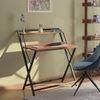 Bruno Solid Wood Study Table in Teak Finish