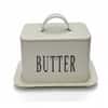 Galvanized Rectangular Butter Box In Beige Colour