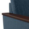 Corby Premium 1 Seater Fabric Sofa in Indigo Blue Colour