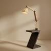 Patrice Beige Jute Floor Lamp with Beige Jute Base