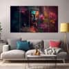 The Castle Decor Lord Buddha Meditation Wall Art Framed Painting 27x48 Inch (Style 12)