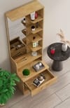 Hexa Red Wooden Dressing Table in Giant Wood Colour