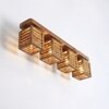 Lyon Brown Solid Wood Ceiling Light