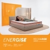 Propel Plus 3 Zoned NRG Layer Medium Firm Pocket Spring Mattress with Zero Motion Transfer & Euro Top (75 x 35 in, 8 Inches)