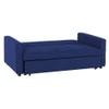 Medas 3 Seater Pull Out Sofa cum Bed  in Navy Blue Colour
