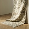 Jaipur Rugs Soft Geometric Jute Carpet Rug Grey 5x8 ft in Mocha And Cloud White