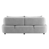 Henry Velvet 3 Seater Sofa Grey Color