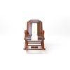 Shauna Solid Wood Rocking Chair in Grey Colour