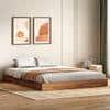 Watson Queen Size Bed In Sheesham Paper Finish
