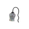 Multicolor Mosaic Glass Zig Zag Curvy Table lamp with Iron Base (EN11)