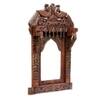 Desert Art Solid Wood Peacock Jharokha Wall Frame 36 Inch in Copper Colour