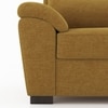 Adelaide Premium 2 Seater Fabric Sofa In Ochre