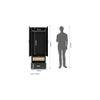 Ren 2 Door Wardrobe with Rattan Drawer