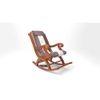 Shauna Solid Wood Rocking Chair in Grey Colour