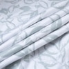 White and Green Shade Floral Dohar Pure Cotton Double Bed Reversible