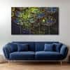 The Castle Decor Yellow Modern Flower Wall Art Set of 5 27x48 Inch