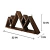 Heritage Wooden Wall Shelf Organiser With Key Holders