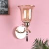 Eliante Modern Wall Lights Mild Steel & Glass Material Gold & Champaign Finish