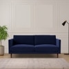 Tharoli Velvet 2 Seater Sofa Navy Blue Colour