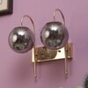 Eliante Modern Wall Lights Mild Steel & Glass Material Gold & Smoke Finish