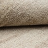 Abstract Handmade Natural Wool Wall Art Beige Geometric Minimalist 5 x 3 Feet