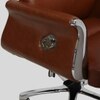 Ettorez Majestic Ultra Premium Leatherette Office Chair In Tan Colour
