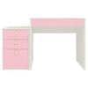 Eskada Kids Study Desk cum Printer Table with 4 Drawers in English Pink Colour
