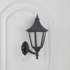 Norfolk Outdoor Aluminium Wall Light In Black Finish