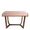Columbus Sheesham Wood Dining Table In Teak Finish