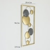 W-Hansika Abstract Metal Wall Decor in Multicolor Set of 1