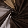 Yori Brown Geometric 400 TC Cotton Flat Double Queen Size Bedsheet with 2 Pillow Covers – Threads
