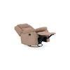 Avalon Fabric One Seater Manual Recliner in Brown Colour