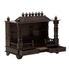 D'Dass Dark Polish Sheesham and Mdf Wooden Temple For Pooja In Home and Office