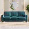 Apollo Neo 3 Seater Fabric Sofa in Malibu Colour (Back Height : Regular, Cushion Type : Hard)