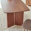 Copse Solid Wood 4 Seater Dining Table in Provincial Teak Finish